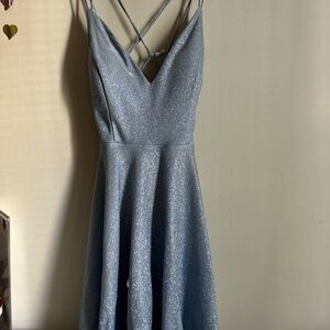 Windsor Blue homecoming dress